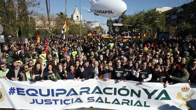 Manifestación celebrada en Sevilla