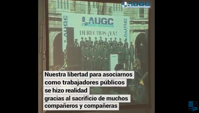 Captura del vídeo promocional de AUGC.