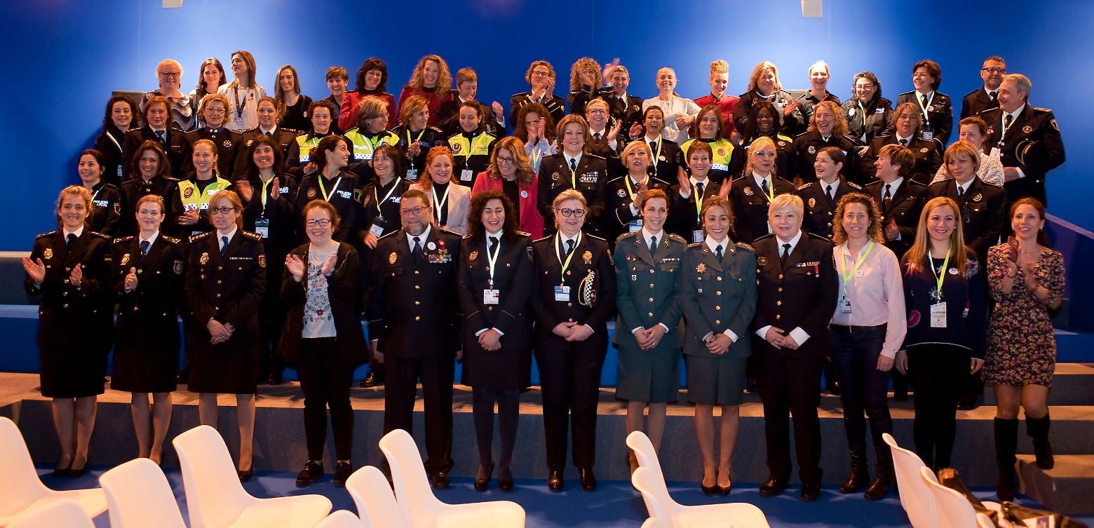 Imagen de grupo de las participantes en la Jornada.