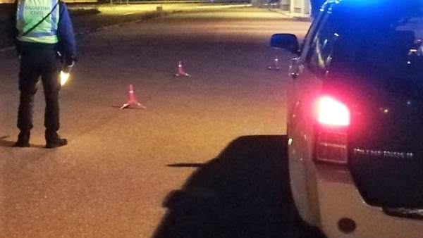 Control de la Guardia Civil.