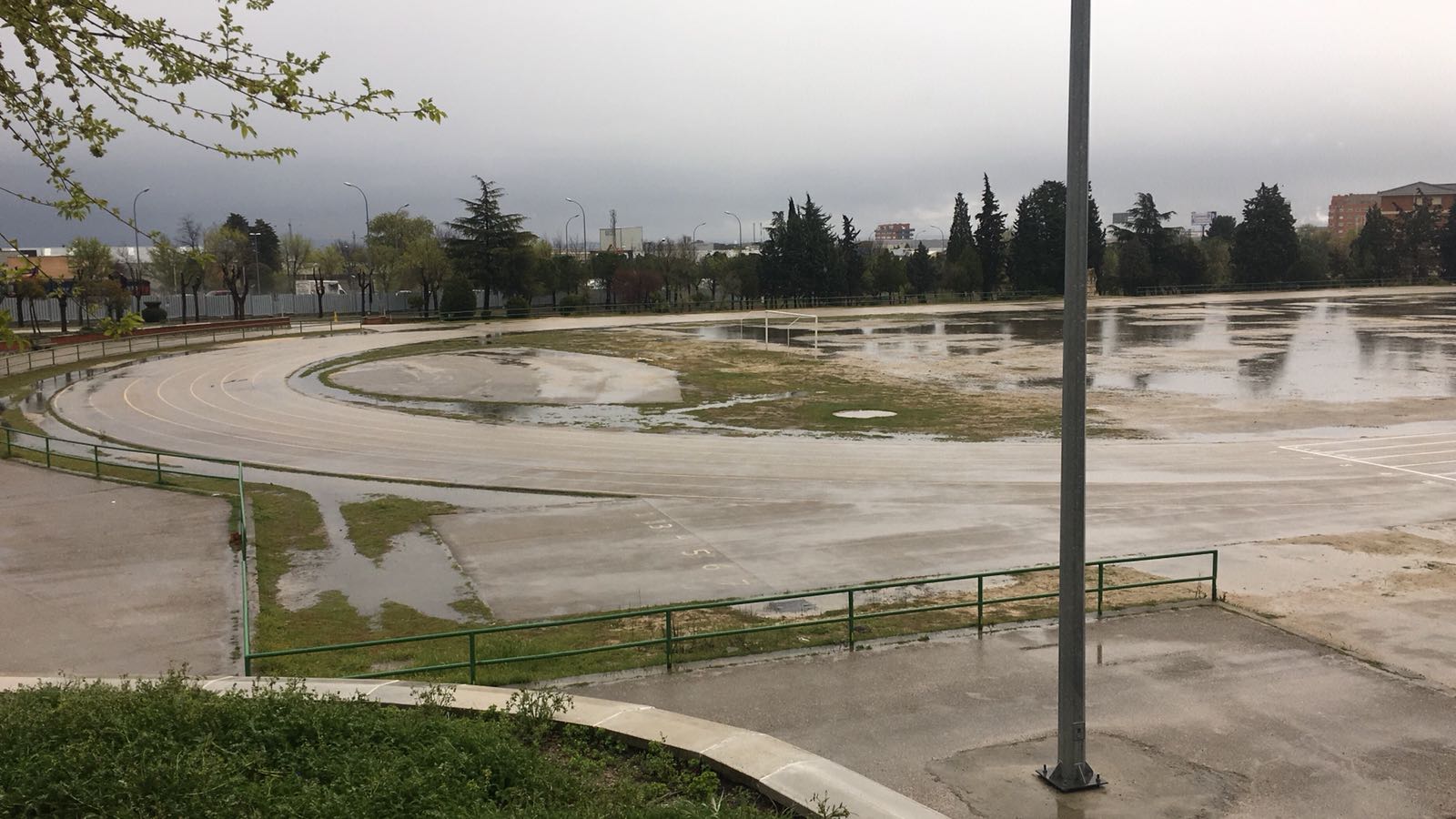 Estado de las instalaciones durante los días en que se desarrollaron las pruebas.