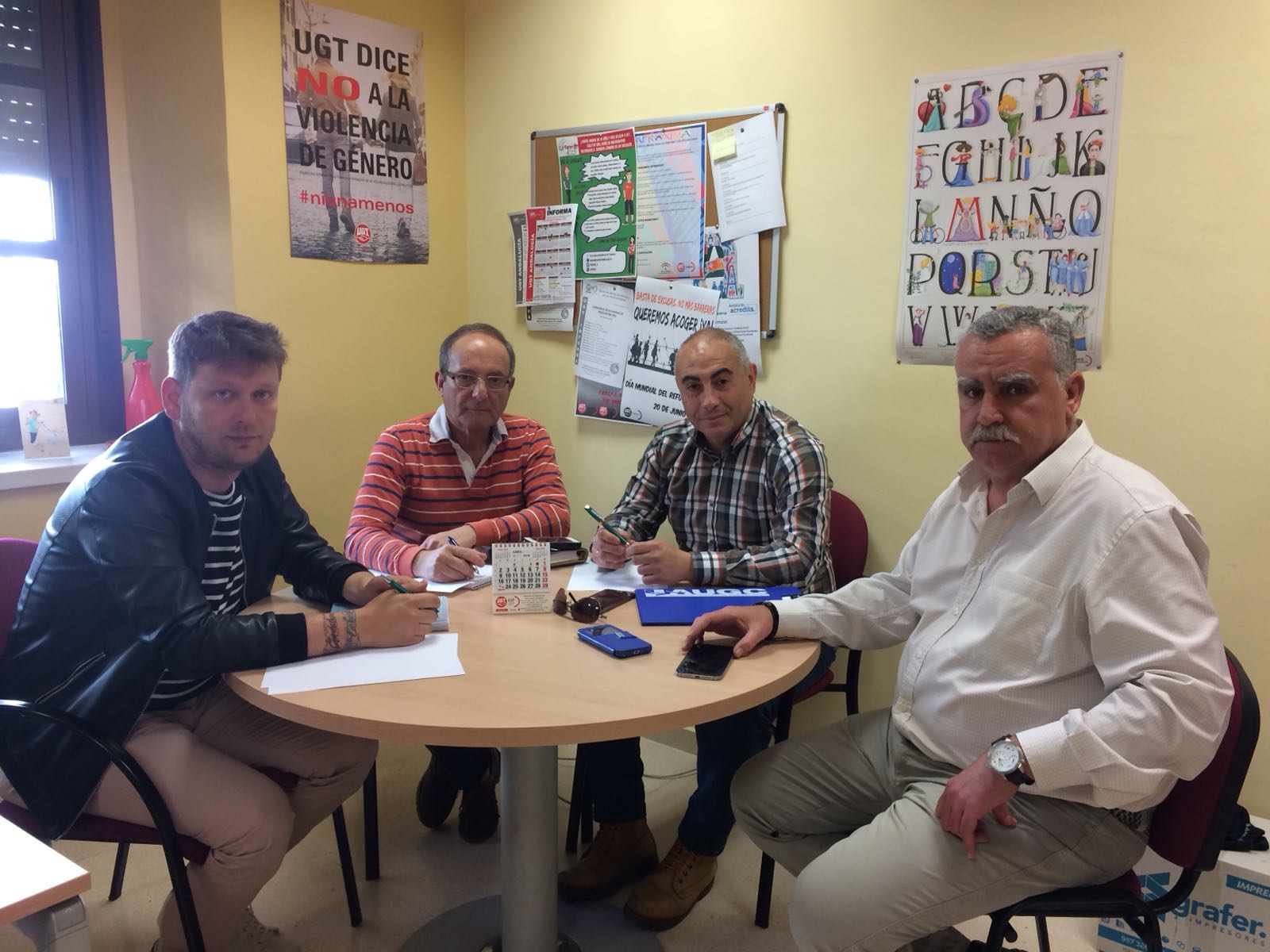Reunión de AUGC y UGT en Córdoba