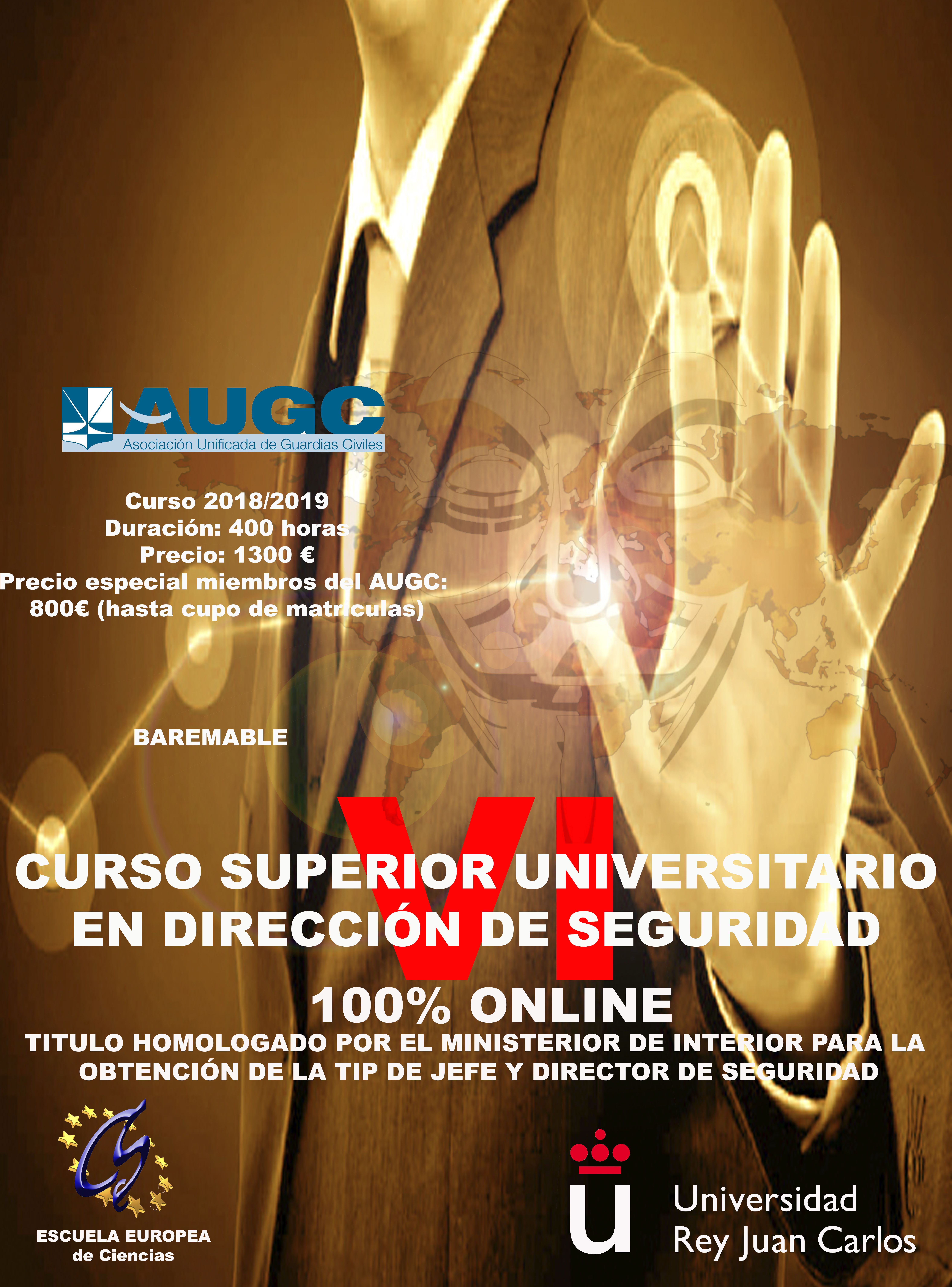 Cartel promocional del curso.