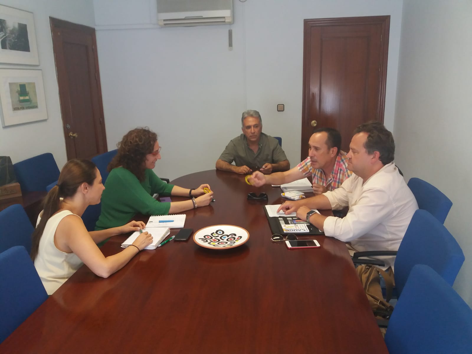 Reunión AUGC Andalucía con CCOO