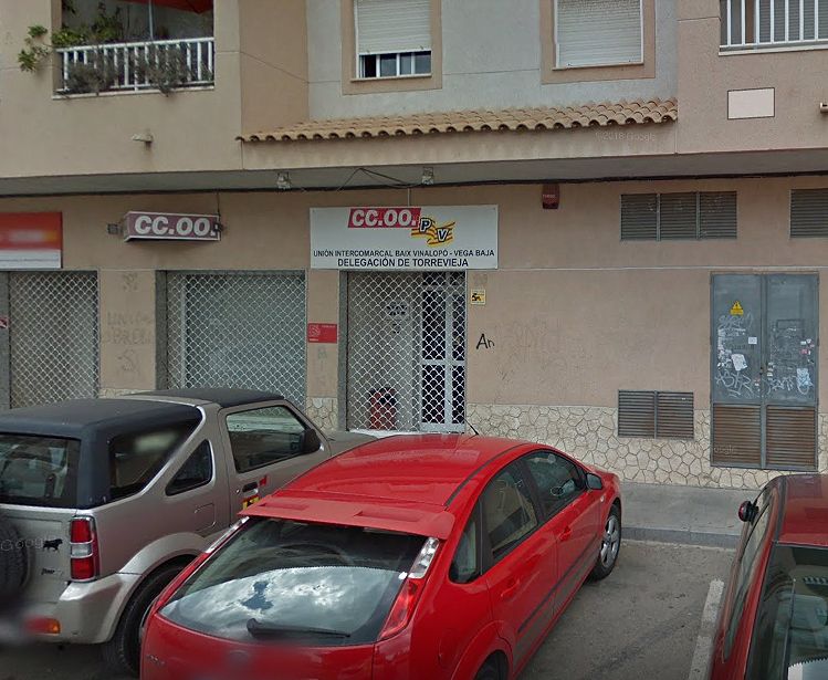 Sede de Comisiones Obreras en Torrevieja, donde se celebrará la Asamblea General Electoral de AUGC Alicante.