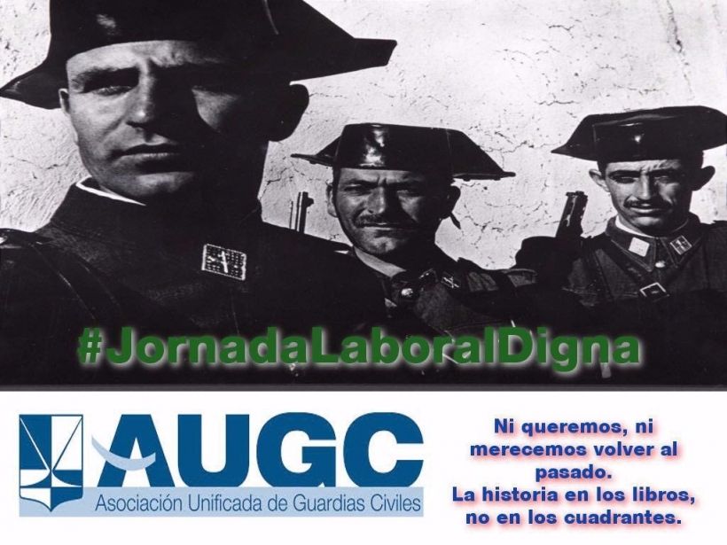 Una jornada laboral digna para los guardias civiles es un derecho.