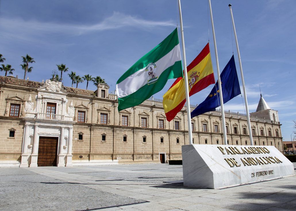 Vista del edificio del Parlamento de Andalucía, comunidad donde se celebraron elecciones el pasado 2 de diciembre.