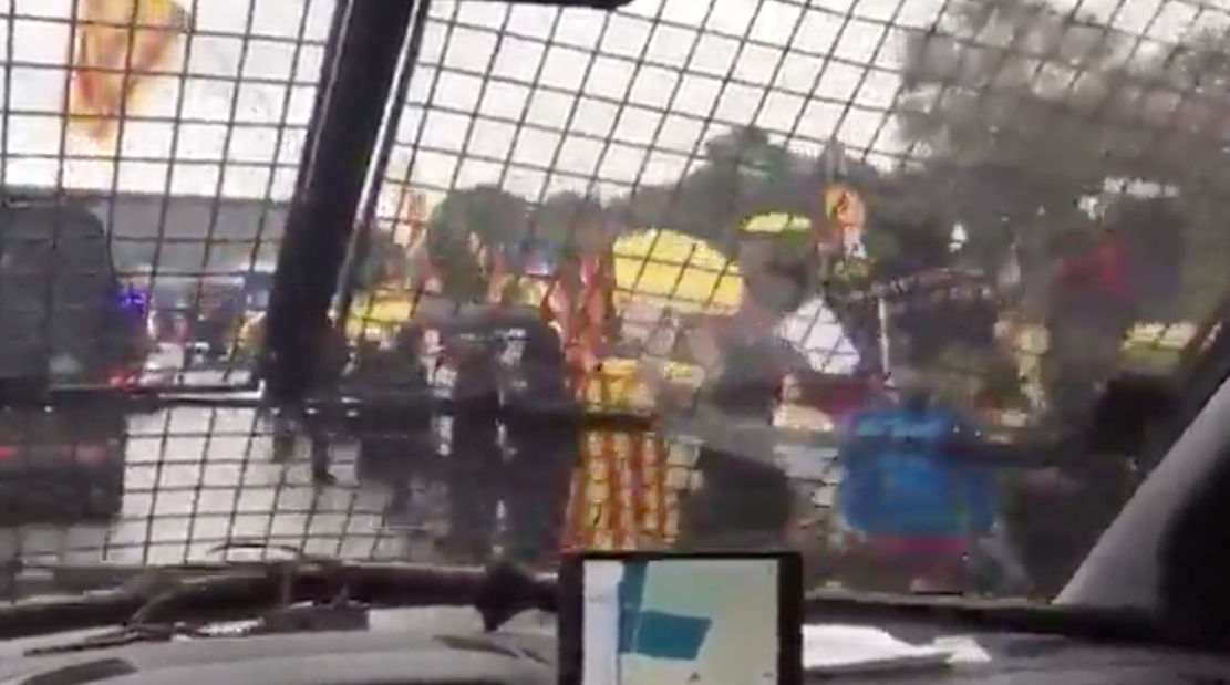 Momento del ingreso en prisión de los políticos independentistas.