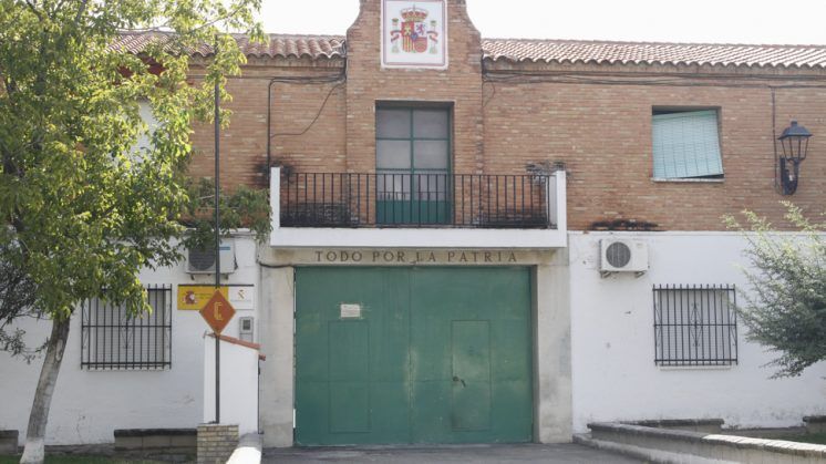 Cuartel de la Guardia Civil de Láchar (Granada), donde han sucedido los hechos.