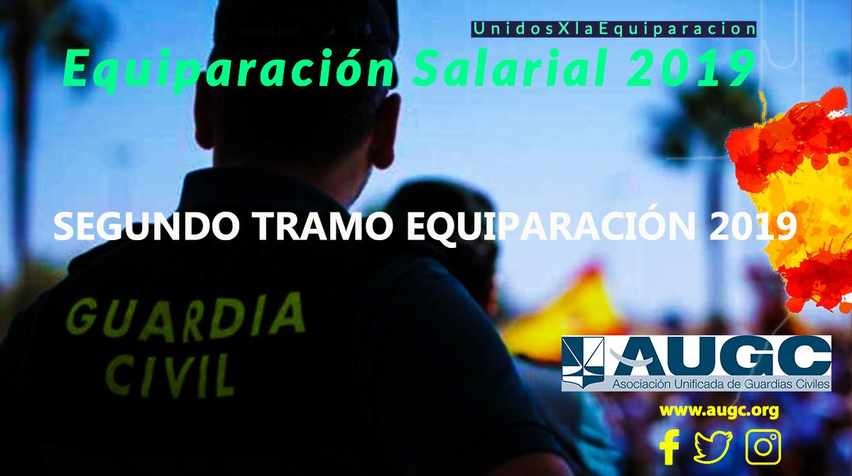 El proceso de equiparación salarial para 2019 pronto será una realidad para los guardias civiles y policías nacionales.