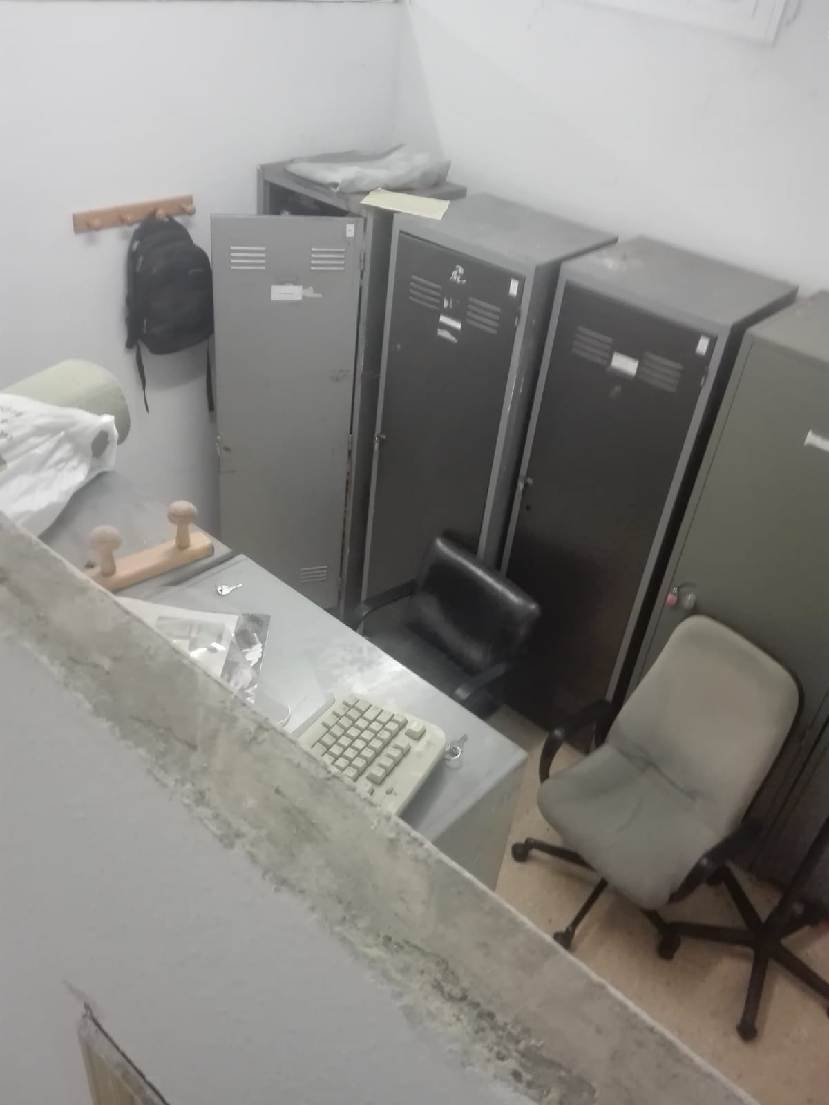 Los vestuarios para el personal femenino en los juzgados de Plaza de Castilla