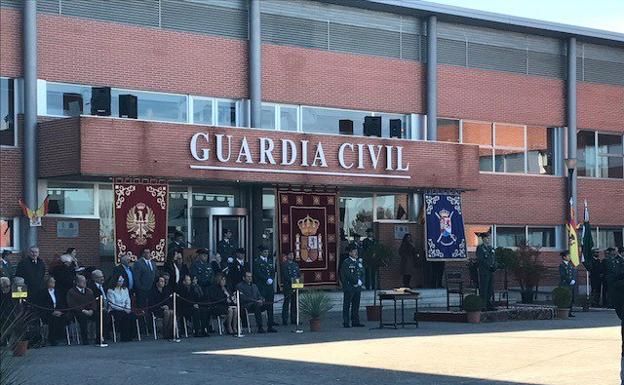 Imagen de archivo de un acto oficial en la Comandancia de la Guardia Civil de Cáceres.