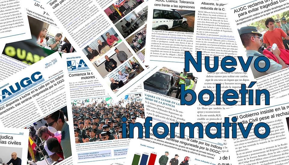 Ya puedes descargarte un nuevo boletín de AUGC.