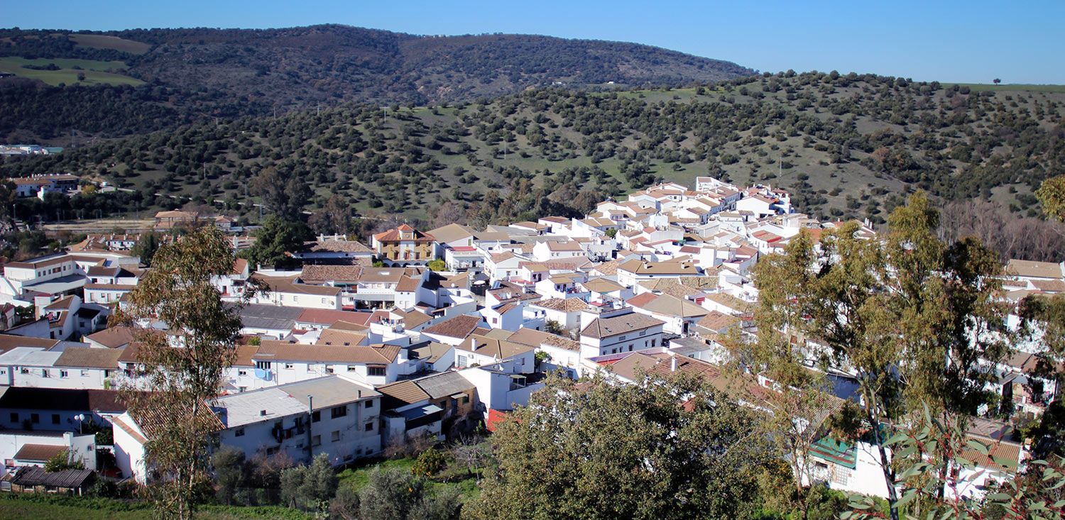 Vista panorámica de la localidad de El Bosque, en la Sierra de Cádiz.