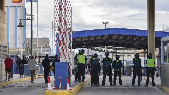 Paso fronterizo de Melilla, donde se produjo el incidente.