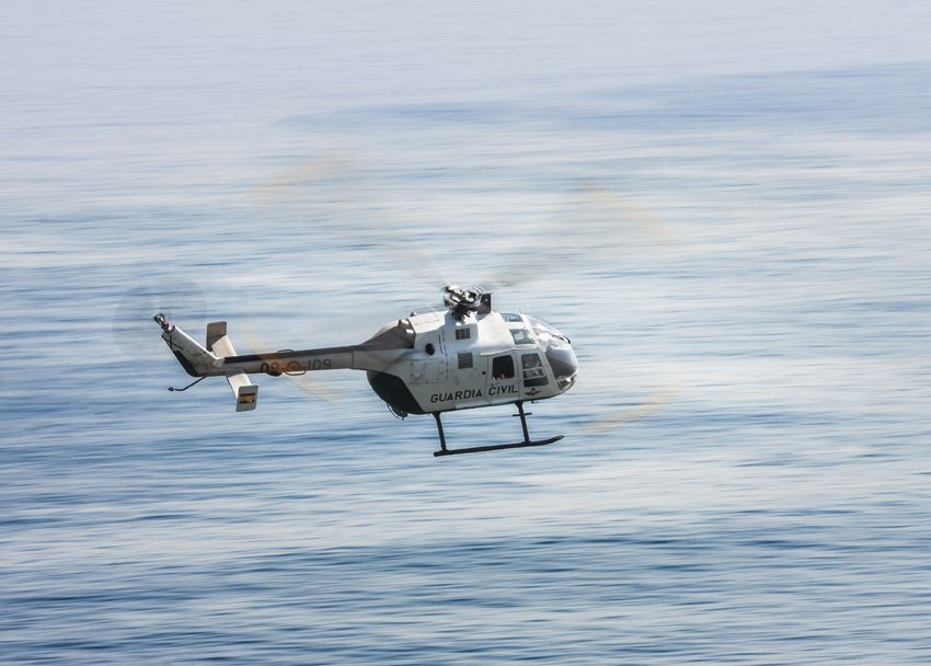Helicóptero de la Guardia Civil.