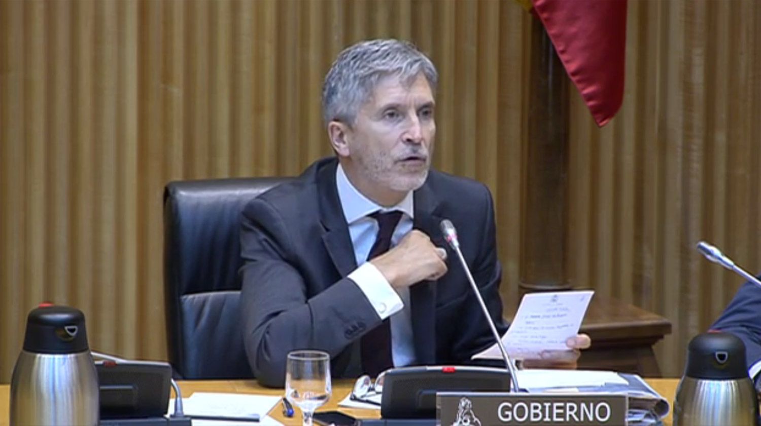 El ministro del Interior, Fernando Grande-Marlaska.