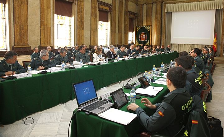 Imagen de archivo de un pleno del Consejo de la Guardia Civil.