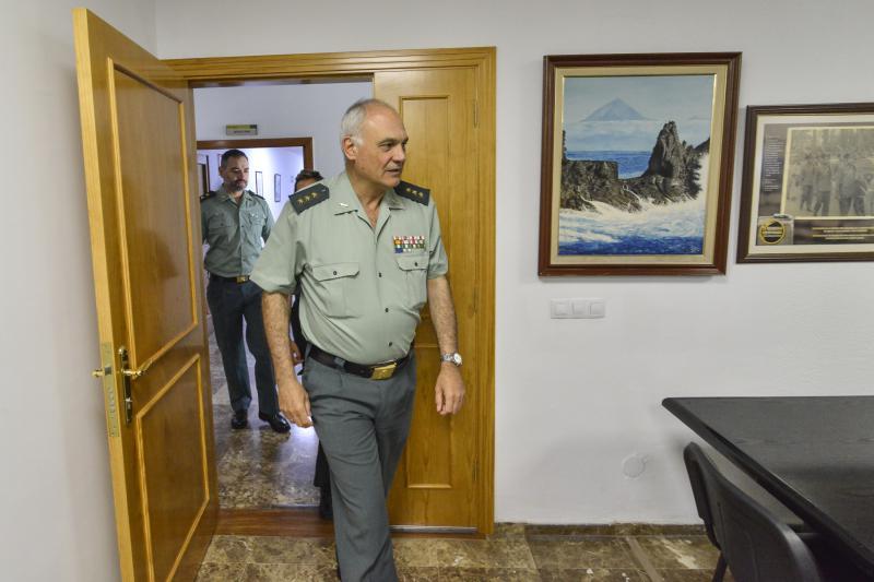 El Coronel Jefe de la Guardia Civil en Canarias hasta el pasado mes de abril, Ricardo Arranz. Foto: José Pérez Curbelo.