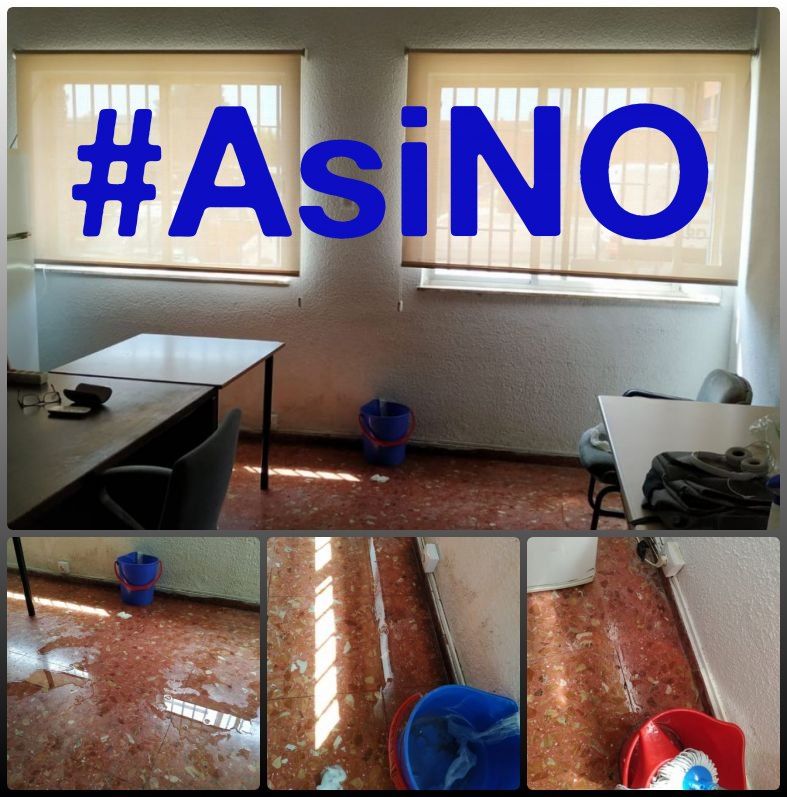 En estas condiciones han de prestar servicio los agentes en el Centro Penitenciario de Foncalent (Alicante).