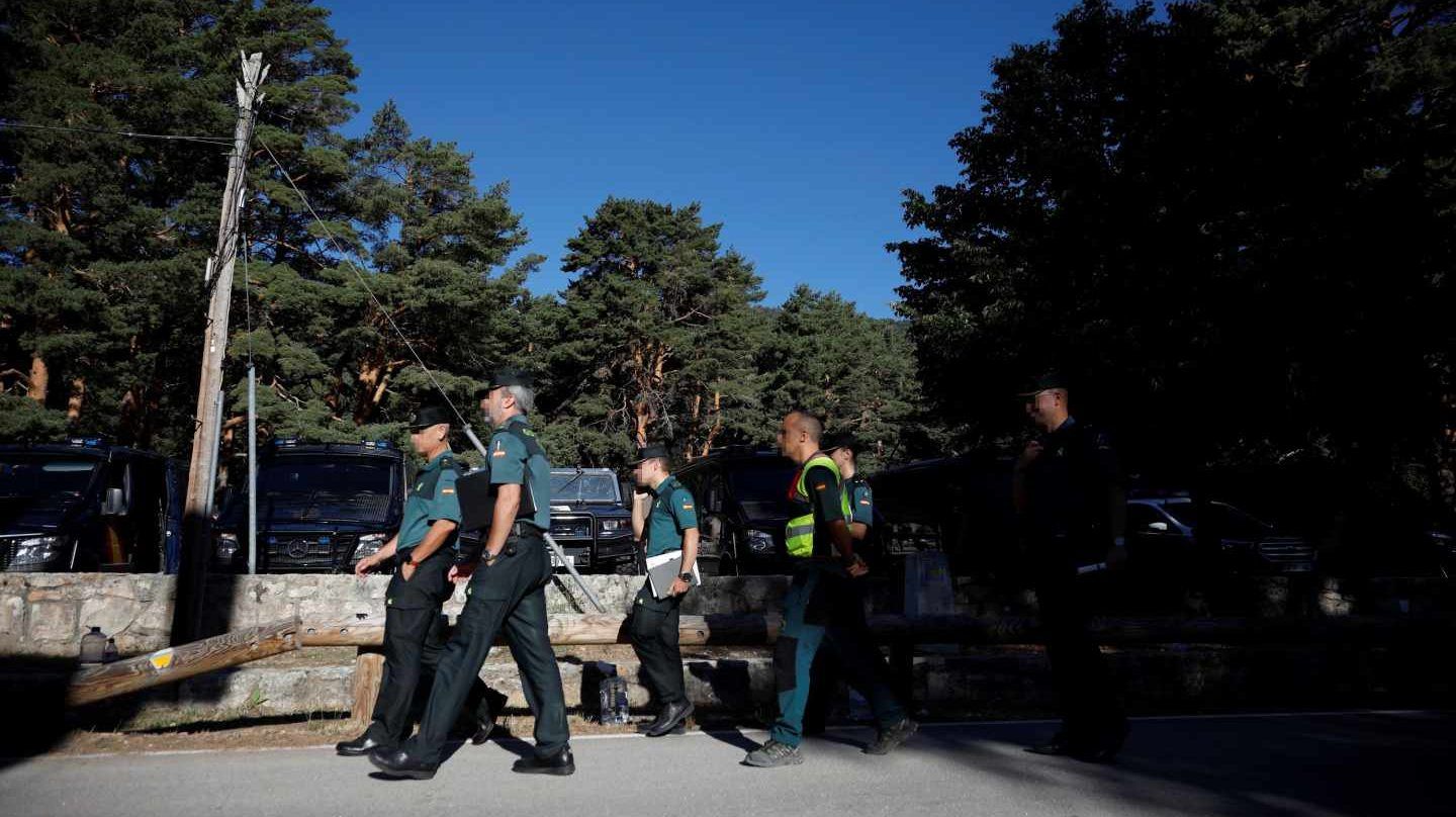 Guardias civiles participantes en el operativo de búsqueda de Blanca Fernández Ochoa.