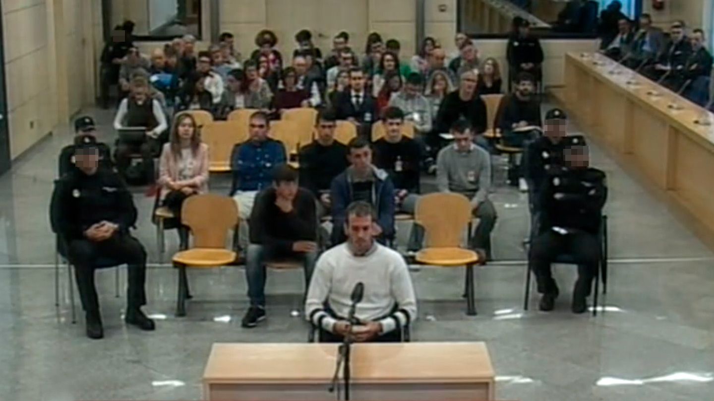 Imagen de archivo del juicio del Caso Alsasua.