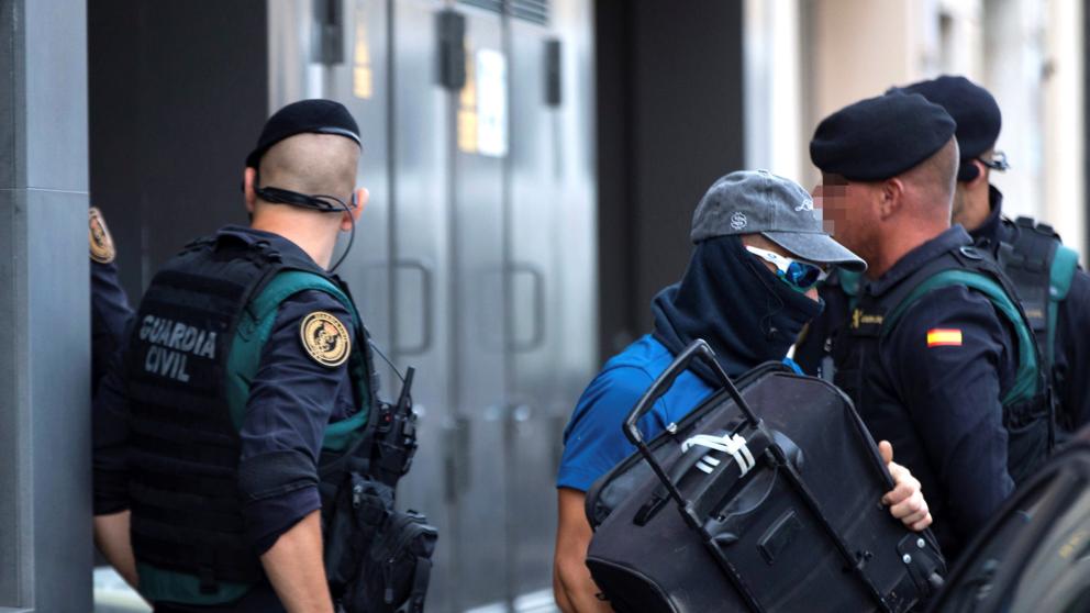 Imagen de la detención de los miembros de los CDR.