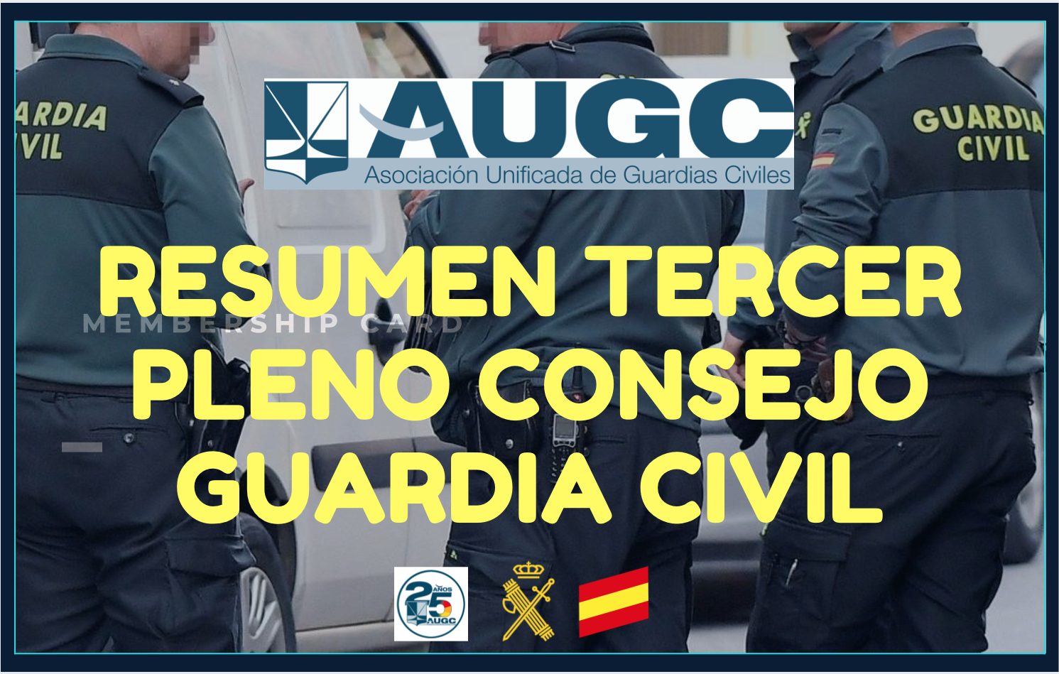 Resumen Pleno del Consejo de la Guardia Civil.