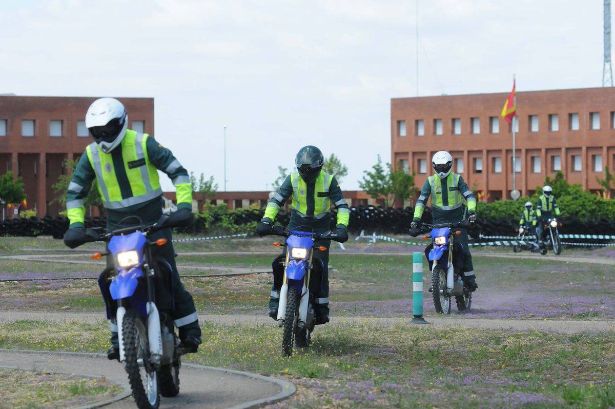 Escuela de Tráfico de la Guardia Civil en Mérida.