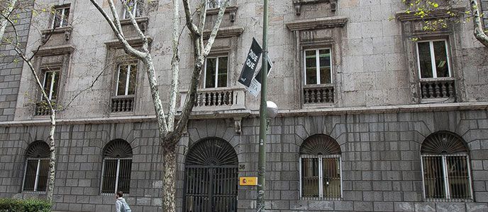 Sede en Madrid del Tribunal Militar Central.