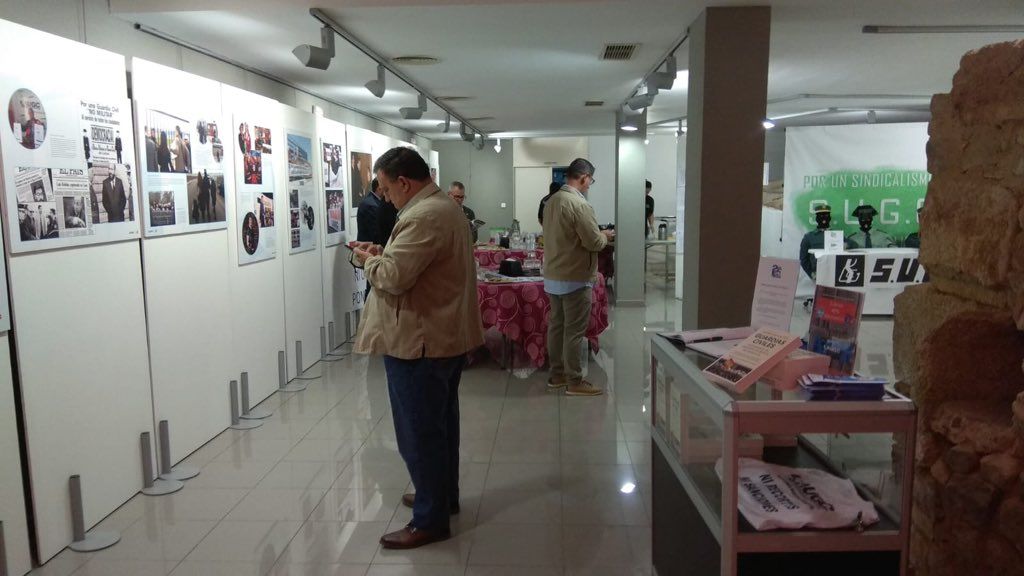 Una imagen de la exposición de AUGC en Mérida.
