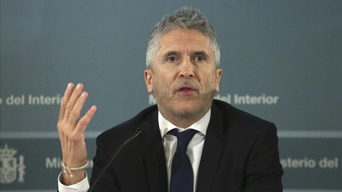 El ministro del Interior en funciones, Fernando Grande-Marlaska.