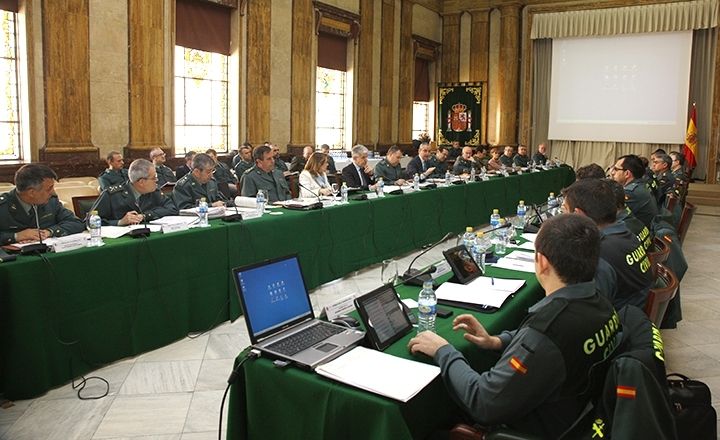 Imagen de archivo de un pleno del Consejo de la Guardia Civil.