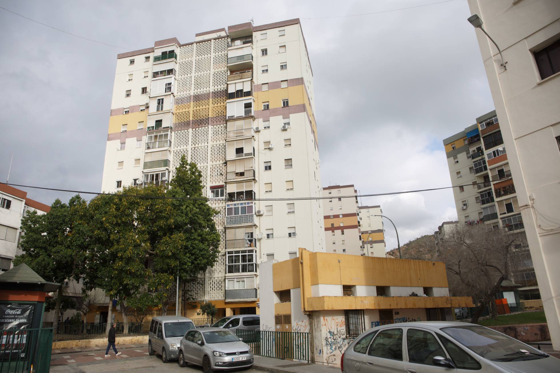 Bloque en el que estaba el fallecido en el tiroteo. Foto: El País / Daniel García-Santos
