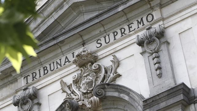 Fachada del Tribunal Supremo.