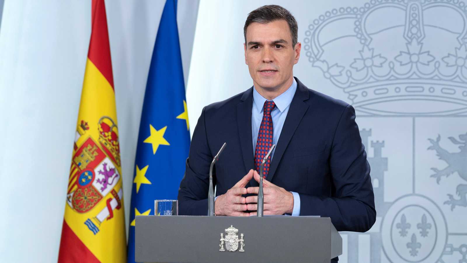 Pedro Sánchez declaración institucional desde La Moncloa