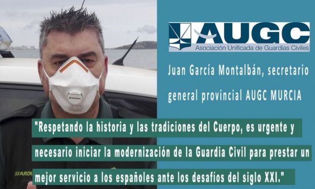 Los representantes de AUGC están denunciando por todo el país la carencia de medios de los guardias civiles.