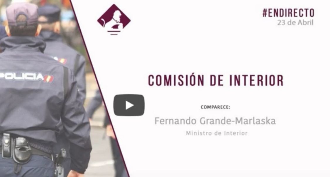 Captura del vídeo de la comisión. Captura del vídeo de la comisión.