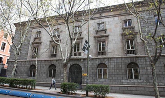 Fachada del Tribunal Militar Central, en la madrileña calle de la Princesa.