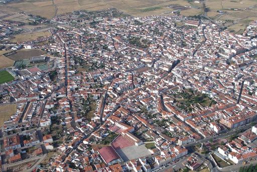 vista aérea de la localidad cordobesa de Pozoblanco.