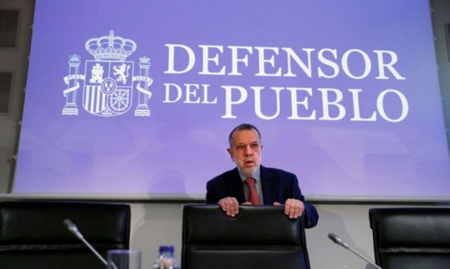 El Defensor del Pueblo, Francisco Fernández Marugán.