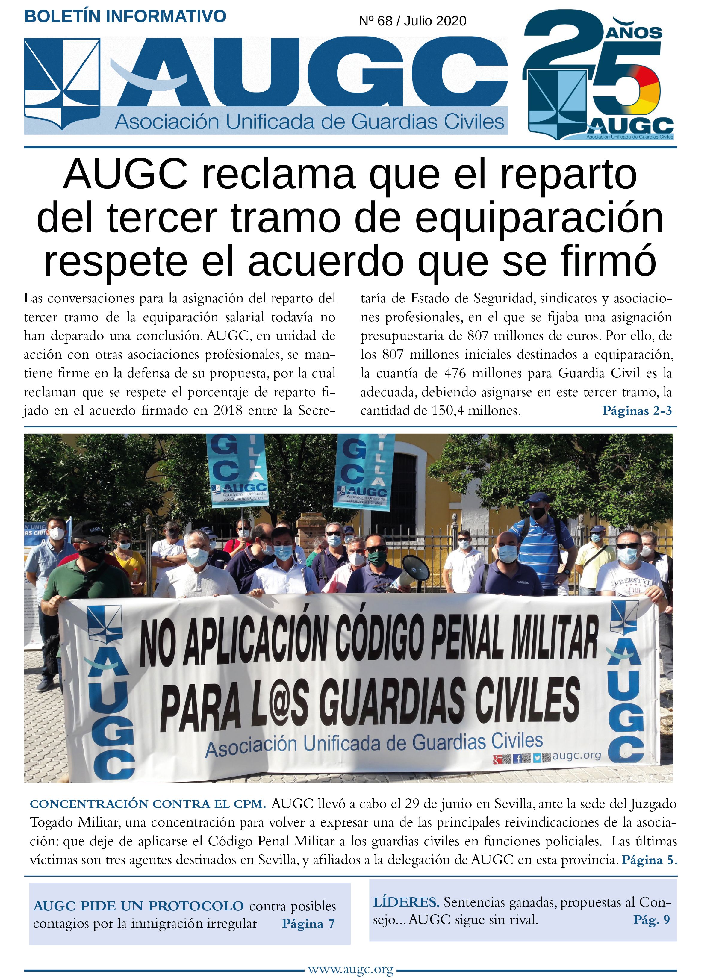 Portada Boletín Julio