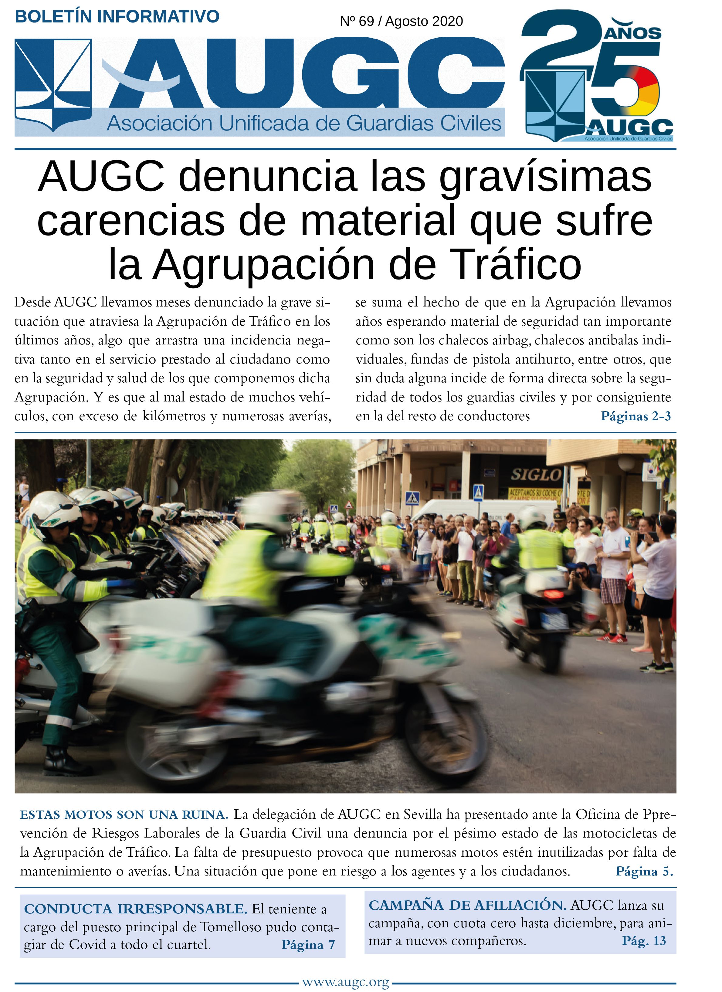 Boletín de AUGC Agosto 2020
