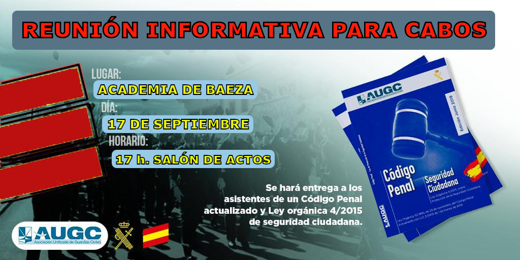 Cartel de la reunión. Cartel de la reunión.