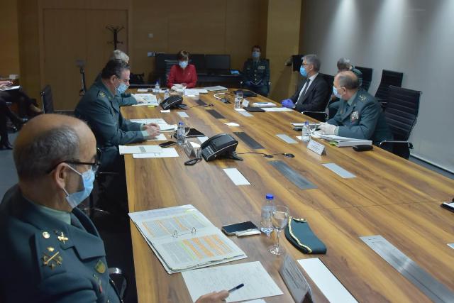 Celebración de un pleno del Consejo de la Guardia Civil.