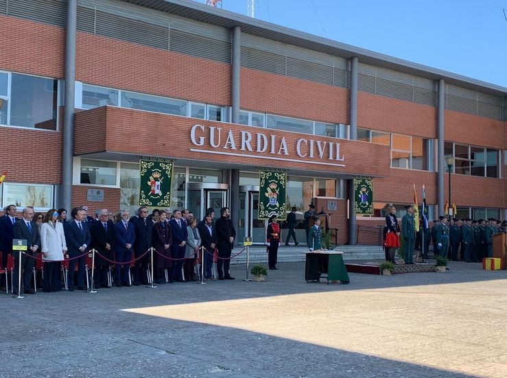 Imagen de archivo de un acto oficial en la Comandancia de Cáceres.