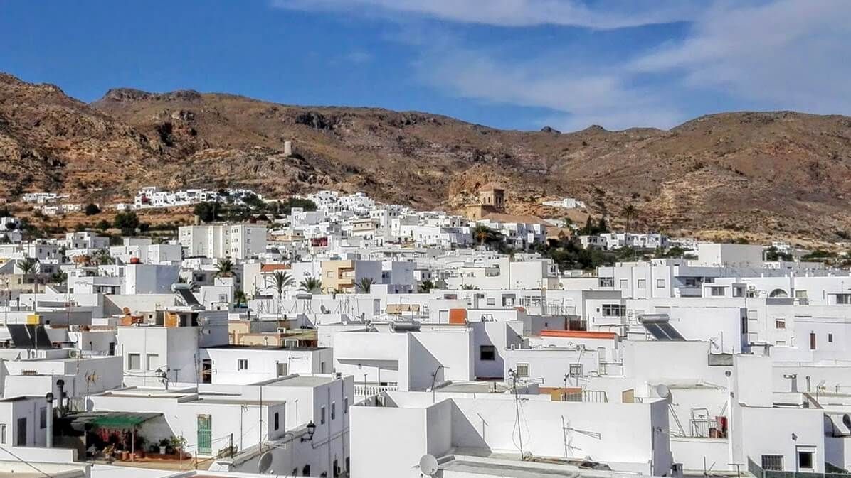 Vista panorámica de la localidad almeriense de Níjar. Vista panorámica de la localidad almeriense de Níjar.