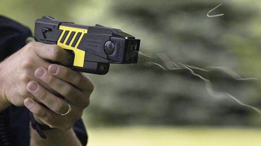 Pistola Taser.