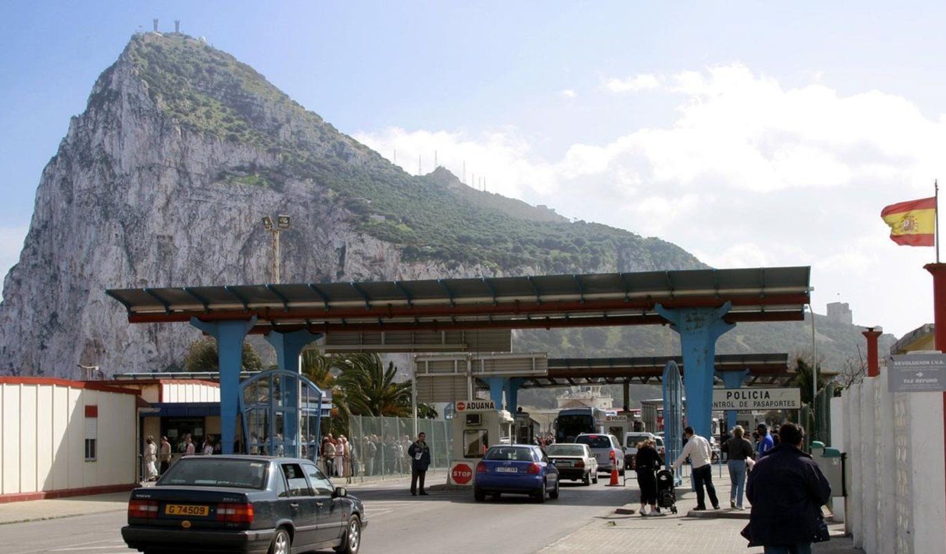 Paso fronterizo de Gibraltar.