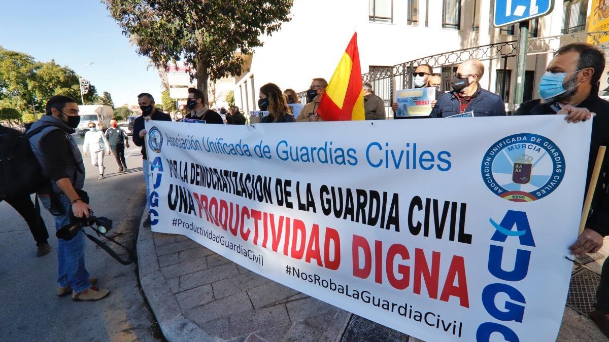 Protesta en Murcia el pasado 6 de diciembre contra la OG de Productividad.